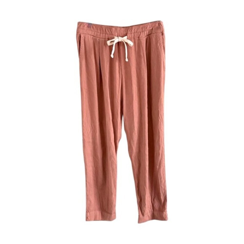 NEW Monrow Butterscotch Pull On Pants Size Medium 41897